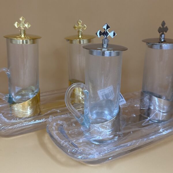 Cruet Set Gilt Finish- Gold / Silver