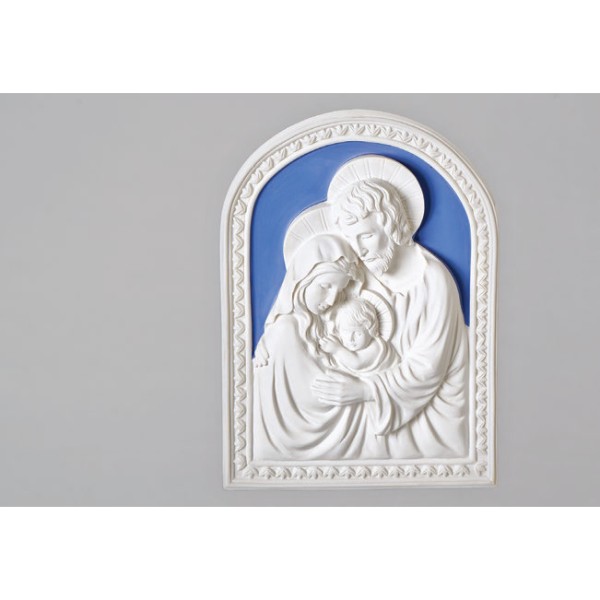 7.5"H Holy Family Wall Plaque