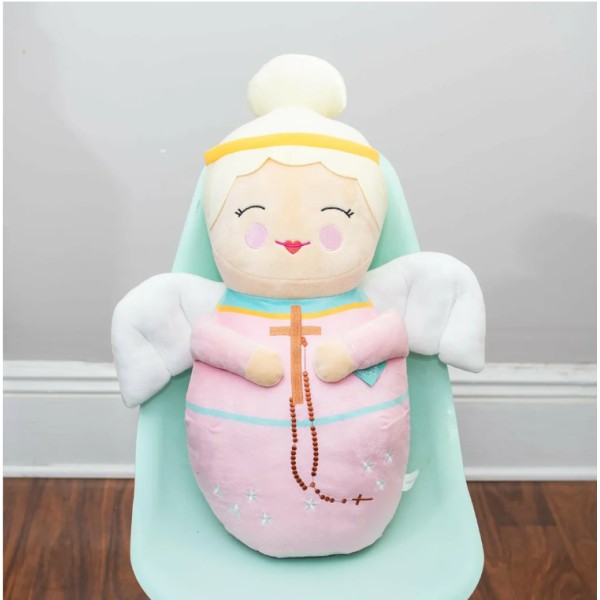 Jumbo Pink Guardian Angel Plush Doll