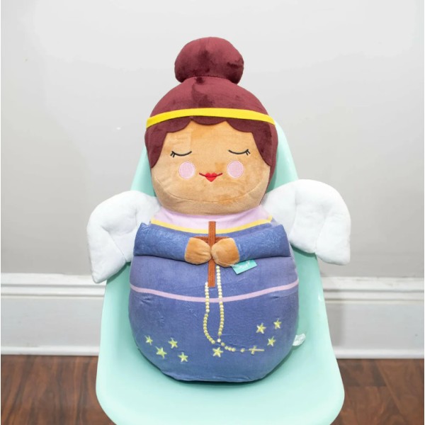 Jumbo Purple Guardian Angel Plush Doll