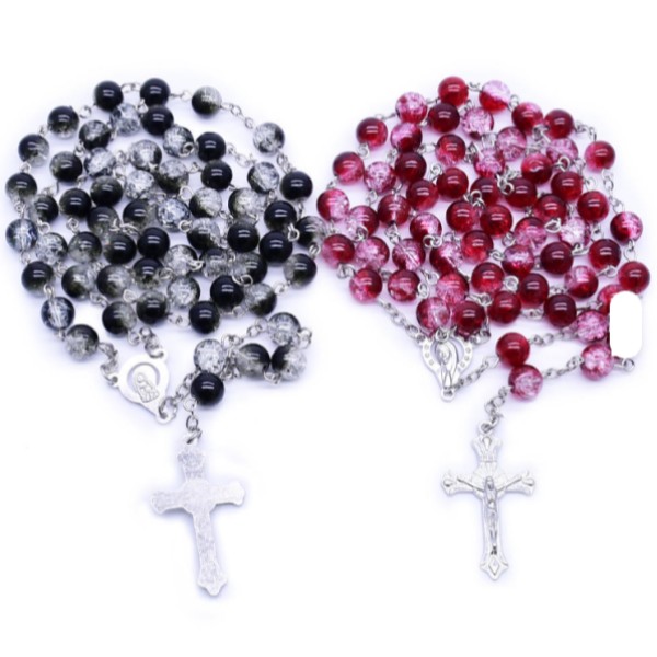 8mm Gravel Beads Rosary