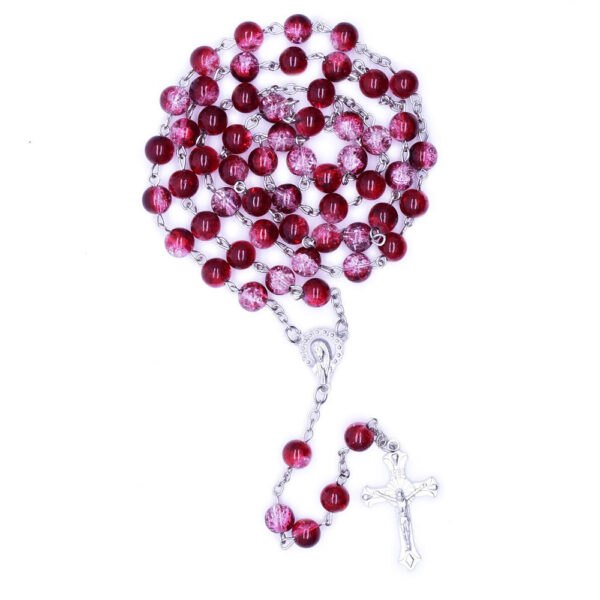 8mm Gravel Beads Rosary - Image 3