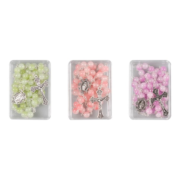2 Tone Loose Glass Rosary