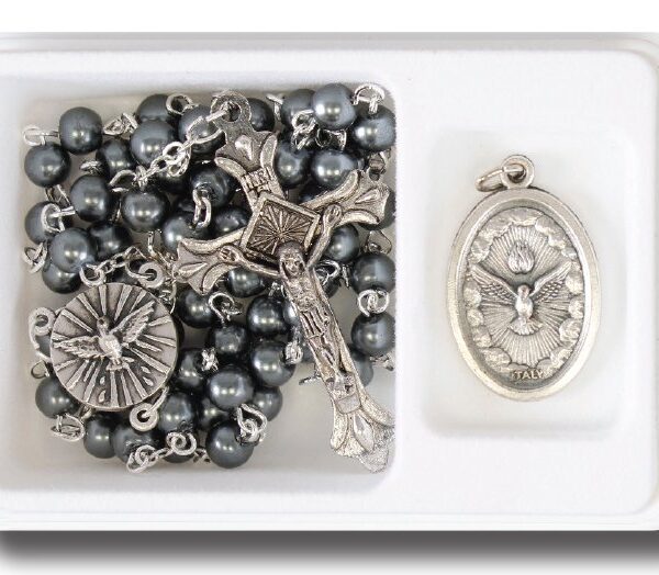 Confirmation Glass Rosary/Medal Set (F61260)