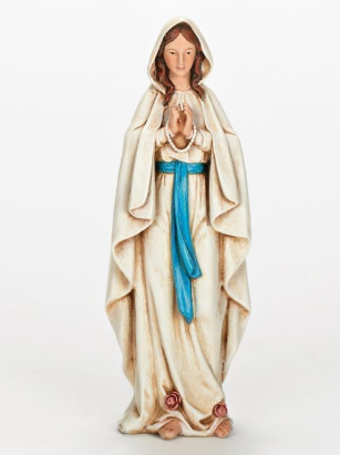 6.25" Our lady of Lourdes figure